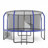 Батут Unix line Supreme Game с внутренней сеткой 12 футов - 360 см (голубой) (TRUSUG12BL)