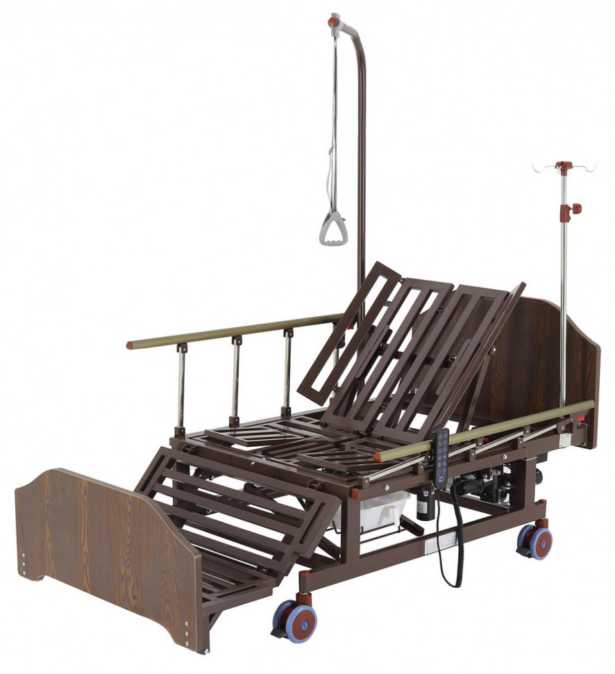 Кровать электрическая DB-11А (МЕ-5228Н-10) ЛДСП Венге с боковым переворачиванием, т/у , без матраса